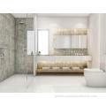 Corner Vanity/wash Basin with Cabinet Italian Wall Hung Countertop Open Shelf Bathroom Vanities Factory